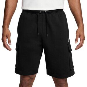 Nike Men's Sportswear Club Fleece Cargo Shorts Black Size S NEW WITH TAGS!
